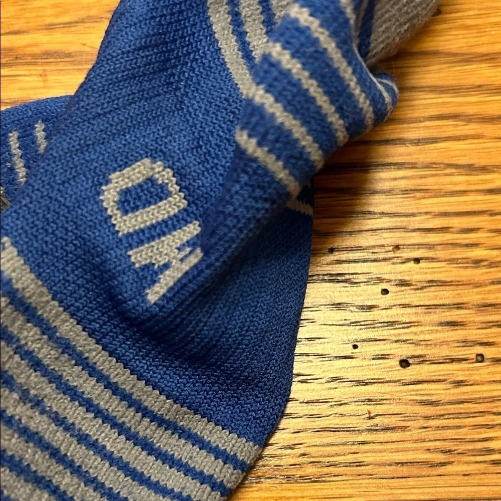 Adidas Men's Blue and Gray Athletic Socks/8